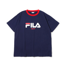 FILA Graphic T-shirt NAVY FM9475-20画像