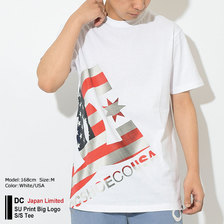 DC SHOES SU Print Big Logo S/S Tee Japan Limited 5226J804画像