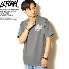 LEFLAH AS YOU KNOW S/S TEE -CHARCOAL-画像