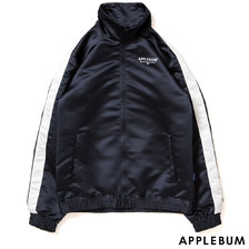 APPLEBUM Satin Track Jacket NAVY画像