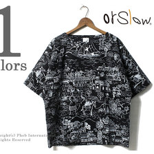 orslow POTTERY SHIRT BLACK PRINT 03-8001-P61画像