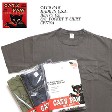 CAT'S PAW MADE IN U.S.A. HEAVY OZ. S/S POCKET T-SHIRT CP77994画像