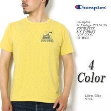 Champion &times; Vintage PEANUTS ROCHESTER S/S T-SHIRT "JOE COOL" C9-M303画像