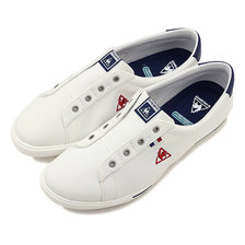 le coq sportif TELUNA WALK SLIP ON IVORY CANVAS QL3LJC35IC画像