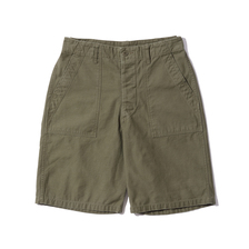 Buzz Rickson's TROUSERS, MEN'S, COTTON SATEEN OLIVE GREEN QM SHADE 107, TYPE Ⅰ, CLASS SHORTS BR51735画像