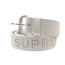 Supreme Studded Logo Belt WHITE画像