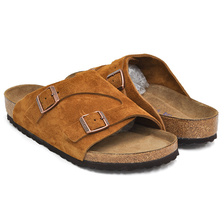 BIRKENSTOCK Zurich SOFT FOOTBED MINK SUEDE REGULAR 1009534画像