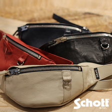 Schott LEATHER BODY BAG SMALL 3189028画像