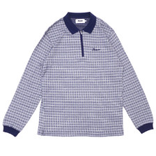 Palace Skateboards Checker Zip Top NAVYxWHITE画像