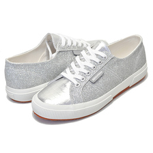 SUPERGA 2750 MICRO GLITTER COMETCOCCOW GREY SILVER S00BF50-031画像