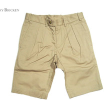 BARRY BRICKEN TOM PLEATED SHORTS khaki画像