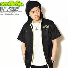 seedleSs. SD ZIP UP HOODY SHIRTS REVISED SD18SP-SH01画像
