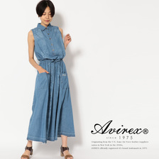 AVIREX Belle PAISLEY MOTIF SHIRT ONE-PIECE 605718101画像