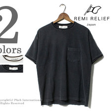 REMI RELIEF 襟袖ライン ポケットTシャツ RN1822-9236画像