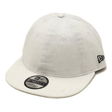 NEW ERA 9TWENTY フラットバイザー クロスストラップ リネンシャンブレー ホワイト 11557467画像