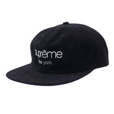 Supreme Classic Logo 6 Panel BLACK画像