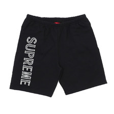 Supreme Leg Embroidery Sweatshort BLACK画像
