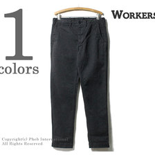 Workers Officer Trousers, Slim, Type 2, Cotton Serge, Grey画像