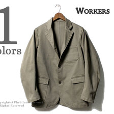 Workers Lounge Jacket, Beige Pique画像