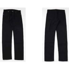 THE FLAT HEAD Club Label BLACK DENIM TAPERED PANTS CL-PA007画像