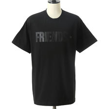 VLONE S/S TEE FRIENDS -BLACK BLACK-画像