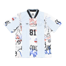 adidas GONZALES JERSEY BLACK / WHITE / CLBLUE / MULTI CV9554画像
