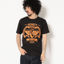 Schott T-SHIRT FLYING WHEEL 3183051画像