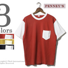 PENNEY'S ツートン ポケットTシャツ PN18S006画像