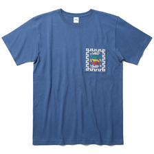 RADIALL COSMIC GIPSY - CREW NECK POKET T-SHIRT (NAVY)画像