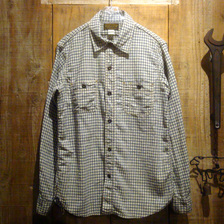 FREEWHEELERS NEAL Cotton/Linen Indigo Small Check 1823014画像