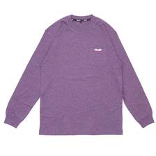 Palace Skateboards Basically A Pocket Longsleeve PURPLE MARL画像