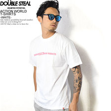 DOUBLE STEAL ACTION WORLD T -WHITE- 982-14020画像