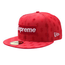 Supreme Monogram Box Logo New Era RED画像