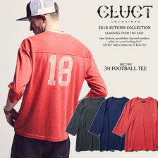 CLUCT 3/4 FOOTBALL TEE 02789画像