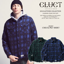 CLUCT CHECK PKT SHIRT 02807画像