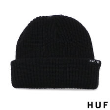 HUF USUAL BEANIE BLACK画像