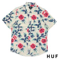HUF HERRER BUTTON-UP WHITE画像