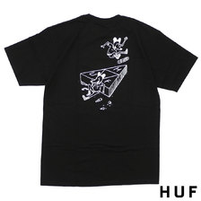 HUF SK8 RAT S/S TEE BLACK画像