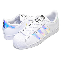 adidas SUPER STAR J FTWWHT/FTWWHT/METSIL AQ6278画像