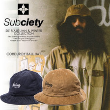 Subciety CORDUROY BALL HAT 107-86337画像