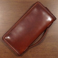 THE FLAT HEAD FH-WB004-18 SEWN CORDOVAN LONG WALLET画像