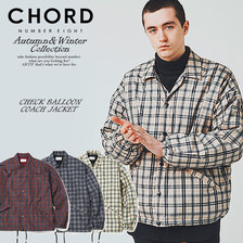 CHORD NUMBER EIGHT CHECK BALLOON COACH JACKET N8M1H5-JK11画像