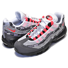 NIKE AIR MAX 95 PRNT "WE LOVE NIKE" black/bright crimson AQ0925-002画像