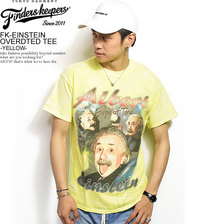FINDERS KEEPERS FK-EINSTEIN OVERDTED TEE -YELLOW- 40831703画像