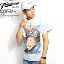FINDERS KEEPERS FK-EINSTEIN OVERDTED TEE -BLUE- 40831703画像