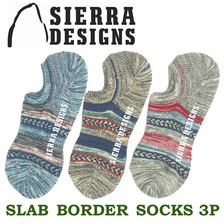SIERRA DESIGNS スラブ ボーダー ソックス 3P 131-1030画像