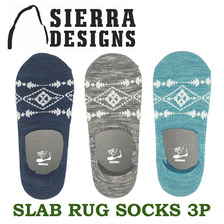 SIERRA DESIGNS スラブ ラグ ソックス 3P 131-1025画像