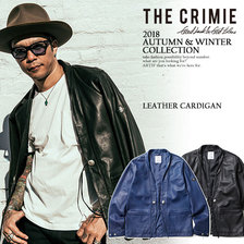 CRIMIE LEATHER CARDIGAN C1H5-JK08画像