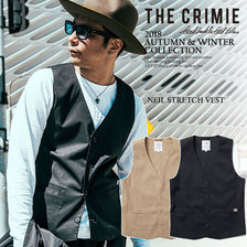 CRIMIE NEIL STRETCH VEST C1H5-JK31画像