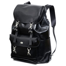 CRIMIE URBAN MILITARY LEATHER BACKPACK C1H5-AC01画像